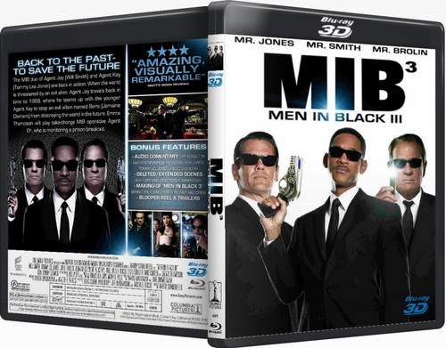 Люди в черном 3 / Men in Black 3 (2012) BDRip 1080p | 3D-Video