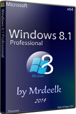 Windows 8.1 Proffesional by Mrdeelk (x64) RUS (2014) PC